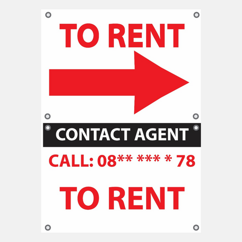 3mm Correx Estate Agent Boards - 40x60cm - Standard