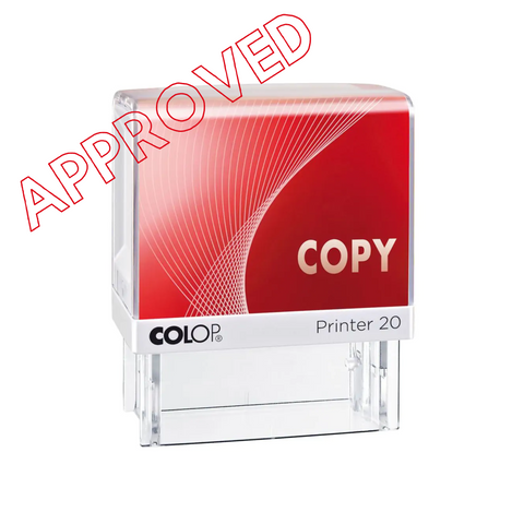 Printer 20/L with stock text - Approved
