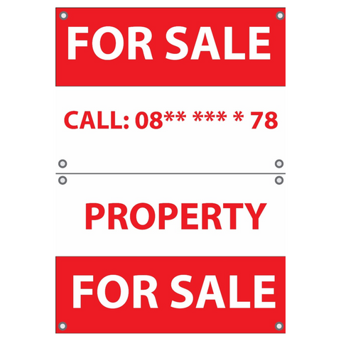 3mm Correx Estate Agent Boards - 40x60cm - Standard