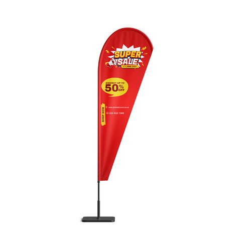 Sharkfin Banner Deluxe - Single-Sided