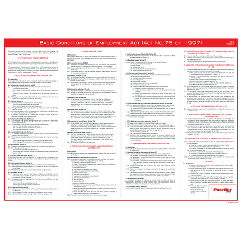 Compulsory Workplace Posters