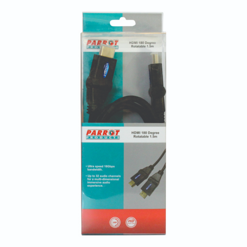 HDMI Cable with 180 Degree Rotatable Connectors (1.8M)